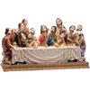 DRW Rappresentacion Ultima Cena Figura Resina Dipinto a Mano 17 cm