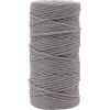 Vaessen Creative Filato macramè 100% grigio scuro, 3 mm x 100 m