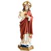 DRW Figura Sacro Cuore di Gesù Resina Dipinto a Mano 43 cm