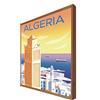CCRETROILUMINADOS Poster Vintage Retroilluminato Algeria: Serie Viaggiatore