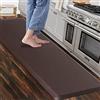 Carvapet Antiscivolo Tappetino da Cucina Anti-Fatica Stuoie in Piedi PVC Ammortizzato Comfort Tappeto da Cucina(Marrone,44x152cm)