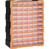 vidaXL Mobile Contenitore con 60 Cassetti Organizer Cassettiera Portaminuterie Box Officina Scomparti Scaffale Organizer Scatole Multiuso