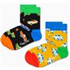 Happy Socks 2 Pack Kids Car Sock