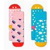 Happy Socks 2 Pack Kids Shooting Star Anti-Slip Sock