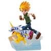 MegaHouse DIGIMON ADVENTURE Yamato Ishida & Gabumon 2022 Ver. Pvc Figure G.E.M. MegaHouse