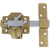 Amig - Serratura da applicare | 88 x 153 mm | Martelé | Cilindro di Sicurezza e Chiusura di Apertura da 50 mm | Resistente all'estrazione, allo strappo e alla rottura | Ideale per porte d'ingresso