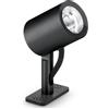 Lombardo Faretto Led Lombardo Ago Garden 3000K 6W 665 lumen IP66 nero LL126001M3