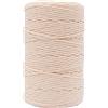 Vaessen Creative Filato macramè naturale, 3 mm x 200 m, 100% cotone, disponibile in diversi colori, fai da te, decorazione come fioriere, arazzo da parete, lanterna antivento, acchiappasogni