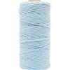 Vaessen Creative Filato macramè 100% blu chiaro, 3 mm x 100 m