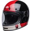 Bell casco vintage integrale Bullitt Blazon - Gloss Black / Burgundy-taglia S