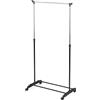 Compactor SUZIE Rack Appendiabiti Regolabile in Altezza Colore Nero, Metallo e Plastica, 78x42x85/165 cm