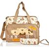 GMMH, Borsa cambio, incl. fasciatoio e borsetta, colore: Beige