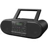 Panasonic RX-D552E-K Black Hi-Fi Portatile CD USB Bluetooth Radio DAB+ FM 30 memorie