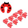 G-Tree G-Albero tavolo d'angolo guardie con portello di arresto - Copriangolo - protegge il bambino/bambino da urti o caduta infortuni, protezione d'angolo per il bambino infantile - 8 Pack, Red