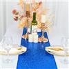 ShinyBeauty Runner da tavola con paillettes colore blu reale 180 cm con glitter per feste di compleanno banchetti runner da tavola luccicante per matrimoni Natale Ringraziamento Halloween eventi (30 x 180 cm blu)