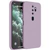 Topme Cover per OPPO A9 2020 / OPPO A5 2020 (6.5 Inches) Custodia Case, Protezione Della Pelle Della Custodia in Silicone Tpu - Erba viola