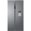 Haier HSR3918EWPG Frigorifero Side by Side Capacita' 521 Litri Classe energetica E Total No Frost 189 cm Inox Style