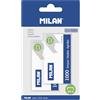 MILAN Blister 2 scatole con 1000 graffette 24/6 MILAN®