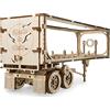 UGEARS VM-03 Rimorchio per Camion - Da Abbinare al Camion VM-03 - Modellino in Legno da Costruire