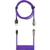 Cooler Master Coiled Keyboard Cable Blue Purple