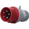 as - Schwabe spina per inversione di fase CEE 400V/32A/5-poli - Spina di alimentazione con terminali a vite - Resistente agli urti - Scarico della trazione - Resistente agli spruzzi IP44, 60461