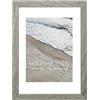 Hama Cornice portafoto Waves 10 x 15 cm (cornice in legno, cornice per foto, verticale, orizzontale, da appendere, da appoggiare, da appendere, formato immagine 10 x 15 cm, colore: grigio