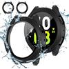 Neitra [2Pezzi] Neitra per Galaxy Watch 5 & 4 44mm Impermeabile Custodia con Pellicola i Vetro Temperato Incorporata, Protezione Viso Completo Custodie Paraurti PC duro per Samsung Watch5 Watch4