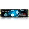 fanxiang S500 Pro SSD NVMe da 256GB M.2 PCIe Gen3x4 2280 SSD integrato, pasta termica al grafene, SLC cache 3D NAND TLC, fino a 2800MB/s, compatibile con notebook e PC desktop (nero)