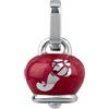 Chantecler / Et Voilà / ciondolo campanella micro double face con corni / argento e smalto rosso perlato - 38072