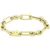 BOSS Jewelry Braccialetto a Catena da Donna Collezione HAILEY in Oro Giallo con un Charm a Forma di B - 1580324