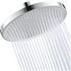 KES Doccia Soffione Grande Soffione Doccia Docce fisse Il giro Diametro 26cm Doccia a Pioggia Soffione Doccia Regolabile Cromata Lucida, J301S10-CH