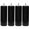 Margot 3700527820538 - Set di 4 Piedini per Rete, Colore: Nero, Altezza 7 x 7 x 20 cm