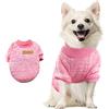 Hillylolly Maglione per Cani, Hillylolly Maglioncino Cane Caldo, Maglione per Animali Domestici, Vestiti Cane Inverno, Abbigliamento per Cani, Cappotto Cane Taglia Piccola, Felpa Cani Rosa, per Gatti Cani