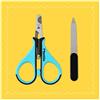 Pettle Tagliaunghie Professionale per Conigli, porcellini d'India e Piccoli Animali - 100% Senza schegge Grazie alle Lame in Acciaio Inox affilatissime - pinze ad Artiglio + File ad Artiglio + e-Book