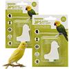 BPS BUENA PET SHOP 2 Pezzi Blocco di Calcio per Uccelli Complemento di Base Naturale BPS-4129 * 2