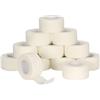 SEADESKY 12 Rotoli Benda Elastica Coesiva Bendaggio, SEADESKY Elastica Garza Autoadesiva Bende Sport Nastro Salvapelle per le Dita, Mani, Piedi Adesiva Fasciatura 2.5cm x 4.5m (Bianca)