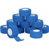 SEADESKY 12 Rotoli Benda Elastica Coesiva Bendaggio, SEADESKY Elastica Garza Autoadesiva Bende Sport Nastro Salvapelle per le Dita, Mani, Piedi Adesiva Fasciatura 2.5cm x 4.5m (Blu)