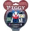 Bizak Piggy Figura 10 cm Clowny, puoi ricreare il gioco a casa con i tuoi personaggi preferiti, con accessori e un codice riscattabile nel Videogioco, Ci sono diversi modelli (64238052)
