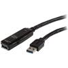 StarTech.com USB3AAEXT5M Cavo di Estensione Attivo USB 3.0, M/F, 5 m, Nero