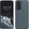 kwmobile Custodia Compatibile con Motorola Edge 30 Cover - Back Case per Smartphone in Silicone TPU - Protezione Gommata - ardesia scuro