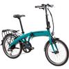 F.lli Schiano Galaxy 20 E-Bike Bicicletta Elettrica Pieghevole per Adulti con Motore 250w e Batteria al Litio 36V 10.4Ah estraibile, Display LCD, 8 Velocità, Colore Blu