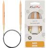 KnitPro KP35325 - Ago Fisso Circolare in Ottone Betulla, 60 cm x 8 mm