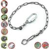 ebamaz Parrot piede catena per piccole medie grandi uccelli in acciaio INOX anello cavigliera per Pet training