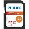 Philips 128GB Scheda Philips SDXC Class 10 Nero [FM12SD55B/00]