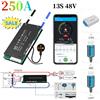 Li-ion Battery Smart BMS Common Port with Balance +Bluetooth Module 13S 48V 250A