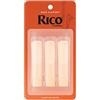 Rico D'Addario Confezione Da Tre Ance Rico Per Clarinetto Basso, Durezza 2,5
