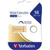 VERBATIM METAL EXECUTIVE USB32.0 DRIVE 99104 GOLD 16GB