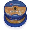 VERBATIM SCATOLA 50 DVD-R SPINDLE 16X 4 .7GB 1 MATT SILVER