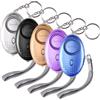 SUNMAY Allarme Personale, 5 Pezzi 140DB Sirena Mini Sistema di Sicurezza Torcia LED Allarme Portachiavi per Anziani, Bambini, Donne