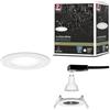 Paulmann 92978 Lampada da incasso LED Nova tonda incl. 1x6,5W bianco opaco spot zinco-alluminio 4000 K GU10